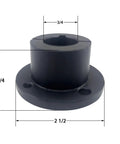Straight Up Heavy Duty STB Split Taper Bushing 3 4 Inch Bore carbon steel for pulleys with mounting holes and dimensions shown.