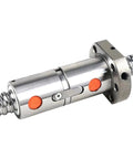 Premium SFU1610 Ballscrew Kit With Machined Ends For High Speed CNC Builds featuring a ballnut with orange accents.