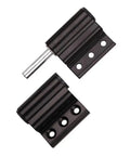 2 Pack Thickened Broken Bridge Aluminum Door And Window Hinge Set, Left And Right Beefy Built Aluminum Alloy Hinges