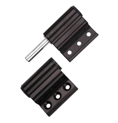 Two Pack Thickened Aluminum Door Window Hinge Set Left And Right For Flat And Glass Doors Durable Alloy Hinges