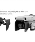 Sun Shield For Mavic Air 2 Drone Camera A Snug Snap On Accessory That Cuts Sun Glare While Flying shown fitted on drone.