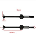 Two metal drive shafts from Beefed Up Steel Drive Shaft CVD Upgrade Kit For Sakura D3 CS XIS Zero S 1 10 Scale RC Drifting Car Compatible With TB03 TB03D