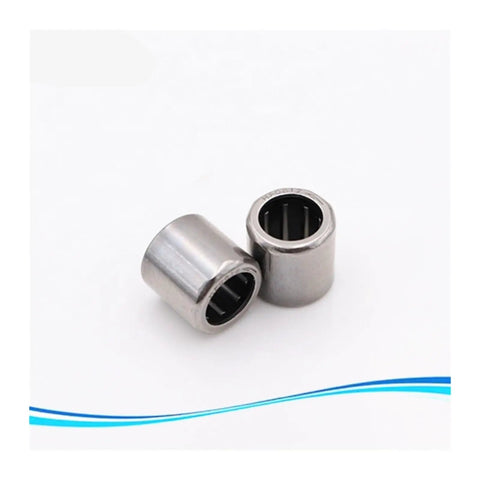Top Shelf 10 Pack Of 8X12X12MM One Way Drawn Cup Needle Bearings With A Clutch Shell Build and Kickass Steel Roller Units For Seamless Operation And No Sweat Maintenance, showing two steel needle bearings.