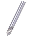 Drill bit, tungsten steel twist, side view for metalworking