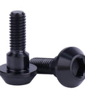 Set Of Six Titanium Brake Disc Bolts M6 20mm For Suzuki GSXR And Yamaha R1 R6 YZF Grade 5 Titanium Alloy Black High Strength Fasteners