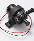 Compact Pwm Water Pump 12 Volt Electric Coolant Circulator with black housing and wires for engine cooling in cars and EVs.