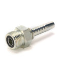 100 Pack ORFS Male Threaded O Ring Seal Hydraulic Hose Fittings Set For Female 13 By 16 By 12 DN R1 R2 1SN 2SN High Pressure Hydraulic Line Connectors With Leak Free O Ring Seals, single steel fitting
