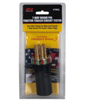 7 Way Round Pin Tractor Trailer Circuit Chaser On Road Testing Tool For Turn Signals Hazard Lights Brake Lights And More