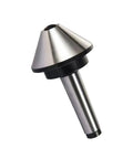 Heavy Duty Morse Taper Live Center Rotating Mushroom Head CNC Tailstock Support Crushes Feedback Solid Stainless Steel precision ground design