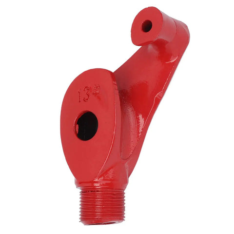 Rock Solid High Hardness Carbon Steel Manual Pipe Bender red handle detail, showing precision fittings for tubing and pipe bending.