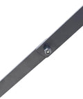 Close-up of metal bracket for Wall Mount Folding Tire Rack With Adjustable Width And Heavy Duty 300 Lb Capacity For Rv Atv Car Storage.