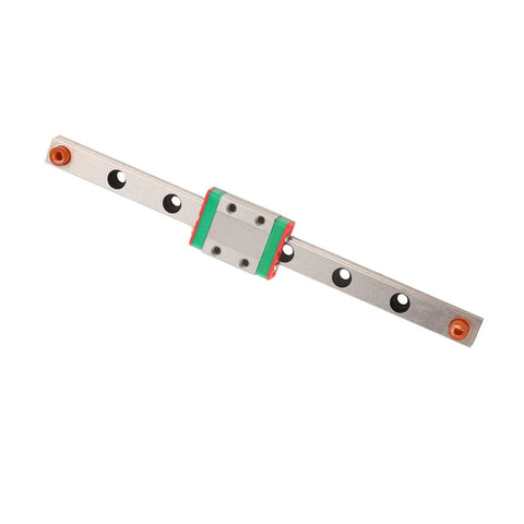 Mini Linear Motion Rail 9mm Wide Block For Small Equipment, Ball Retainer Design visible