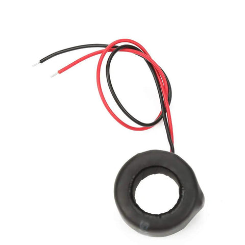 Hella Reliable Digital Voltmeter Ammeter Monitor With CT Sensor For Home Appliance Energy Tracking Straight Up Precision CT sensor with red and black wires.