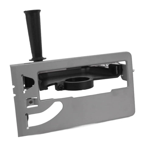 Pro Grade Angle Grinder Stand With Adjustable Bracket And Dust Collection Desktop Workshop Tool Featuring Linear Guide Rails
