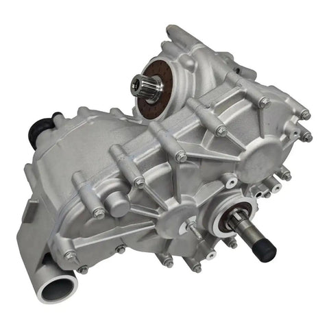 Heavy Duty ATV Transmission Assembly Gearbox Straight Plug And Play Fitment For 1000 Quads, durable aluminum casing design.
