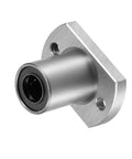 Rock Solid LMH10UU Two Side Cut Flange Linear Ball Bearing Bushing, 10mm Bore with 19mm OD and 29mm Length.