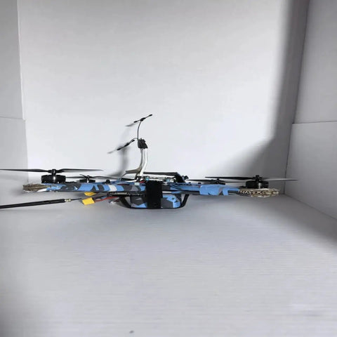 12 Inch FPV Cardboard Drone Frame GPS Boomerang Style Modular Platform ESC Compatible For DIY Drones, Ultra Lightweight US Made Frame Built For Rugged Stability And Easy Customization, side view