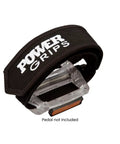 Wide Platform Bike Pedal Straps For Lockdown Foot Retention, Adjustable Fat Straps For Maximum Power, Clipless Ready, shown on platform