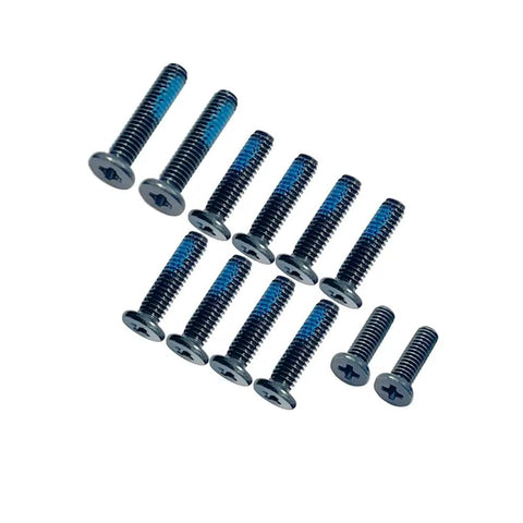 Professional Grade Black Bottom Case Screws For Asus Tuf Gaming A15 F15 Fa507 Fx507 Notebook Assembly Kit in various sizes.