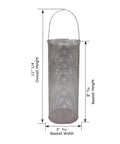 Beefy Stainless Steel Sea Strainer Basket With Gasket Direct Replacement Fits Perko Model 049300899D showing dimensions