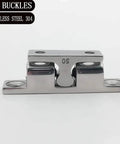 Heavy Duty Stainless Steel Cabinet Door Catch 2 Pack Dual Ball Roller Latch With Adjustable Tension And Screws 50mm
