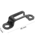 Heavy Duty Manganese Steel Furniture Fasteners 30 Pack Hidden Wardrobe Connectors Invisible Assembly Screws 40mm steel connector.
