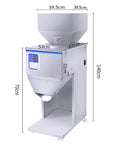 Straight Up Automatic Powder Filler Machine With Digital Display Quick Vibration Tech And Detachable Hopper For Zero Stress Flour And Grain Packing, 140cm steel machine.
