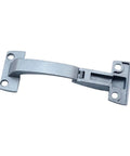 Concealed Frame Cabinet Door Hinges Folding High Performance Corner Hardware Built Tough For Everyday Family Use Smooth Soft Close And Easy Adjustable Install Durable Kitchen Cabinet Hardware, metal hinge showing mounting holes.
