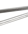 Coiled Spring Heavyweight Stainless Steel Utility Tong 16 Inch For Buffet And Salad Bars, Commercial-Grade Gripper With Scalloped Edges