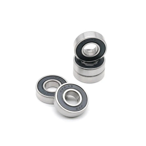 Heavy Duty ABEC Seven Deep Groove Ball Bearings, High Speed Precision Steel Rollers, Smooth As Ice Low Noise Operation For The Daily Grind, Five Pack Industrial Components Sized At Four By Thirteen By Five Mm With Double Metal Shields