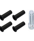 Door Hinge Pin Liners And Bushings Kit For Jeep Wrangler TJ YJ CJ LJ 1986-2006 DIY Ready Plug-And-Play Smooth Quiet Door Operation Easy Replacement Durable ABS Plastic Hinges Repair Set, 4 bushings and removal tool