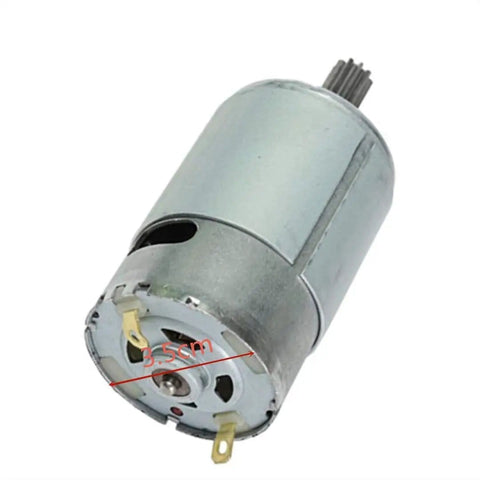 RS550 12V Two Pack High Torque Electric Motors For Kids Ride On Cars With A B C Gear Set 15000RPM Replacement Parts