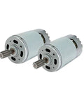 Two Pack 24V Electric Motors For Kids Ride On Cars, 35000 RPM High Torque Replacement Parts Gearbox Accessories, 10T 10mm Gears