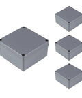 4 Pack Heavy Duty Abs Plastic Junction Boxes 6 In X 6 In X 3 In IP65 Waterproof outdoor electrical conduit enclosures in grey.
