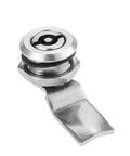 Stainless Steel Door Cam Lock for Cabinets and Drawers, Electric Lock with Triangle Inner-Hexagon Design, side view