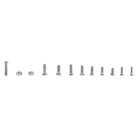 600 Pcs Stainless Steel Screws And Nuts Set In 12 Kinds For Watches And Glasses M1 To M1.6 Full Thread Plain Finish Displayed
