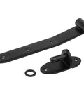 Heavy Duty 12 Inch Black T Strap Gate Hinges 4 Pack Lift Off For Barn Doors Shed Fence Three Sixteenths Inch Thick Leaf With Five Eighths Inch Pin