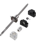 Top Tier SFU Series Ball Screw Kit For CNC Machining With 4mm And 5mm Precision Pitch Including Solid Coupler To Boost Structural Strength And Simplify Your DIY Machine Build Projects, ball screw and bearing blocks