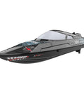 High Speed 2.4GHz RC Racing Boat for Adults With Night Navigation Lights RTR Black Edition Reaches 30kmh Electric Remote Control Boat