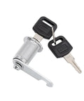 Universal Safe Cam Cylinder Lock With Keys 16mm, 20mm, 25mm, 30mm Tongue Lock System for mailbox shown with two keys