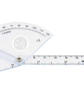 Original 6 Piece Goniometer Set Plus Measuring Tape 7 Piece Comprehensive Angles Kit For Physical Therapy And Rehab EGM431 Includes Multiple Size Goniometers clear plastic goniometer with measuring tape