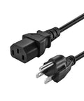 Heavy Duty 5ft AC Power Cord Cable For Keyboard And Music Gear Replaces Lost Or Worn Out Plug Built Tough With Fully Molded Design