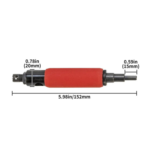 Heavy Duty Rivet Removal Tool With Aluminum Blind Rivet Drill Adapter And Electric Drill Attachments For Button Head Blind Fastener Extractor Featuring Tough As Nails Build Quick Knockout Action And No Sweat Setup For Everyday Garage Tasks