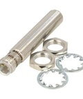 Inductive Proximity Sensor M12 Connector With 2mm Flush Sensing Range PNP Normally Open Output Rugged Industrial Sensor for tight spaces