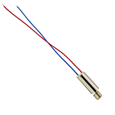 Powerful Tiny Coreless Vibration Motor Pack 15 Pieces 6mm By 14mm DC Micro Vibe Motors At 3V 14000 RPM for DIY Projects close-up view