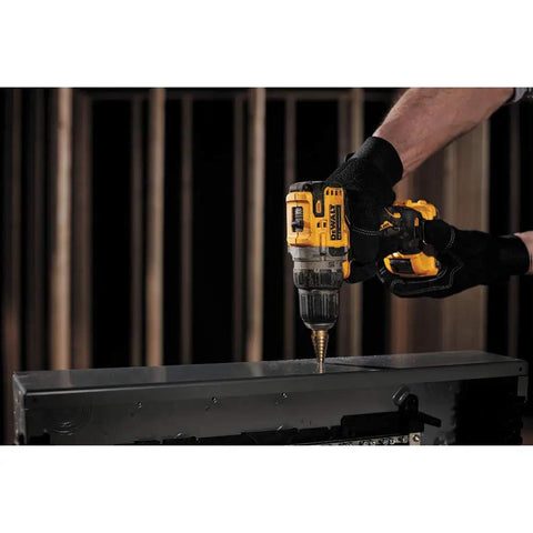 Xtreme 12V Cordless Drill With Three Eighths Inch Chuck Tool Only Brushless Motor For Maximum Runtime Two Speed Transmission And Fifteen Clutch Settings LED Foot Light Compact Power For DIY Pros