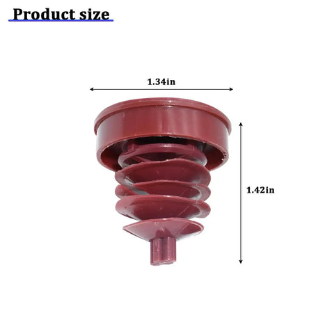 Built Tough 2 Pack Hydraulic Power Steering Pump Reservoir Cap Plug Cover Direct Fit Swap For Honda Odyssey size 1.34in x 1.42in red polymer