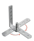 One Set Pivot Door Hinge For Wooden Doors With 360 Degree Rotation, Easy Swing Revolving Interior Door Hardware, Split Pivot Design