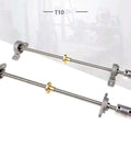 Upgrade Your 3D Printer Build With This Killer Lead Screw Guide Rail Kit Featuring Stainless Steel T10 Rods Up To 1000mm Brass Nuts Bearing Brackets And Flexible Couplings For Smooth Precision Z Axis Movement Today. T10 stainless steel lead screw kit with brass nut, bearing bracket and coupling