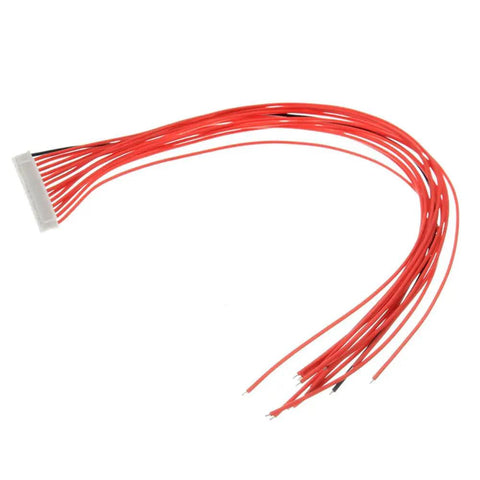 Top Shelf 13S 48V 35A BMS Protection Board For Lithium Ion Packs, featuring multiple red wires for connectivity in DIY projects.